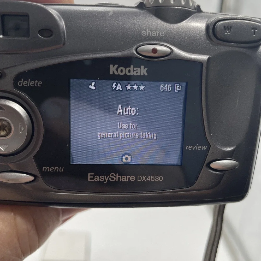 Kodak EasyShare DX4530 5MP Digital Camera 3X Zoom+ Battery+SD Card